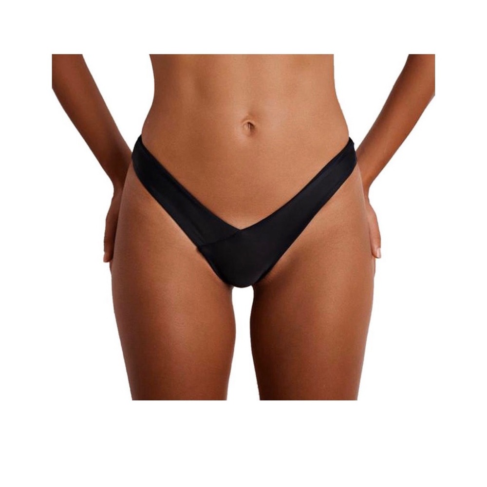 NWOT Black Cheeky Bikini Bottom